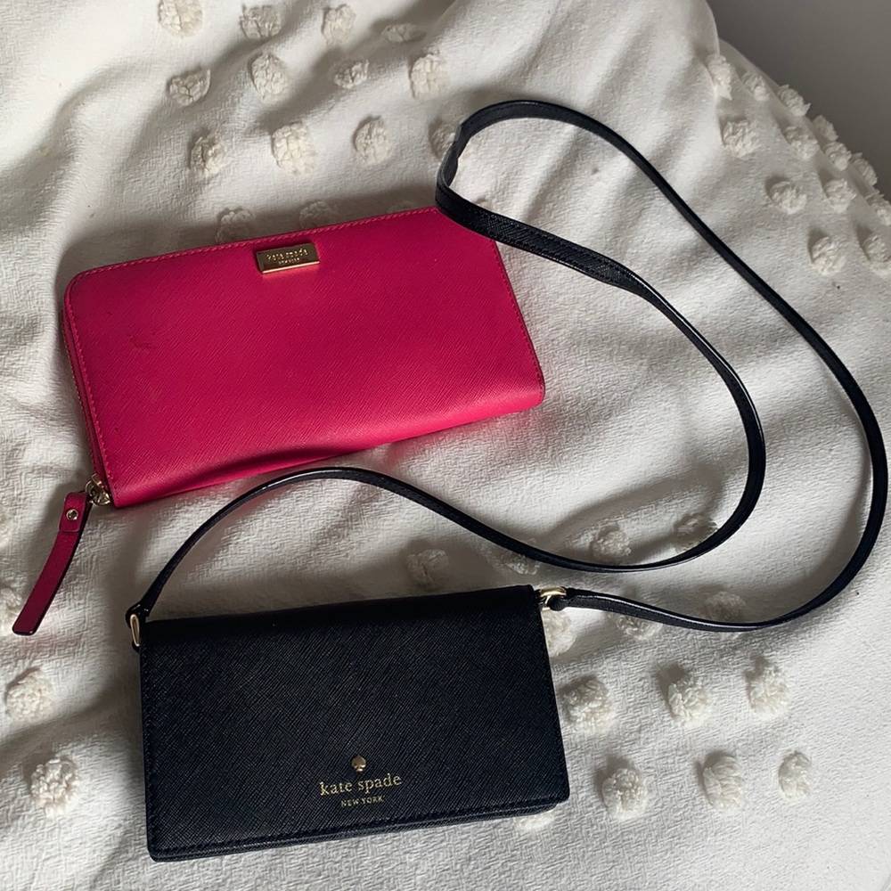 BUNDLE!!! Kate Spade Pink wallet & Small Crossbody